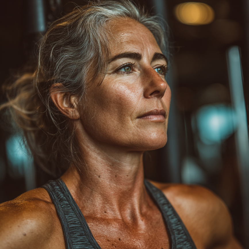 Adultos mayores practicando ejercicio suave y yoga